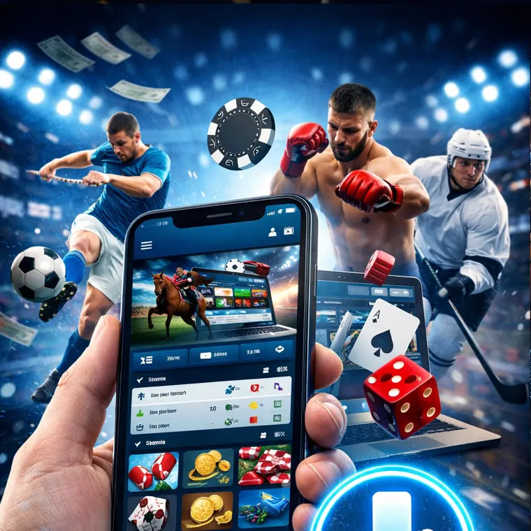 Visual representation of factors influencing sports betting odds
